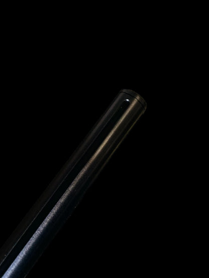 1-1/4 ALUMINUM REAR AXLE 38, SOLID, BLACK